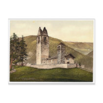 Celerina, Old Roman Church of St. Gian, Aargau, Sw Post Cards