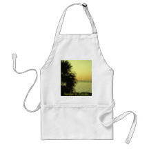 Celery silhouette apron