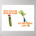 Celery Stalker & Pretty Peas Posters