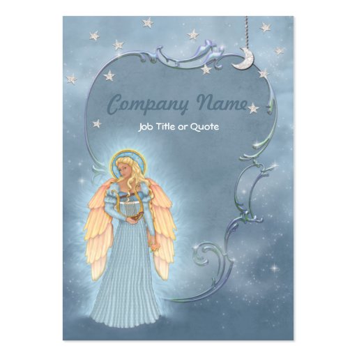 Celestial Angel Business Card Templates (front side)