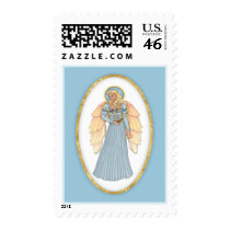 Celestial AngelOval2 postage by Spice Celestial AngelOval2 postage
