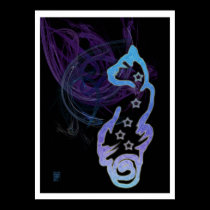 celestial cat2 posters by wolffreeborn celestial cat2 posters