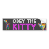 Celestial Cat Bumper Sticker