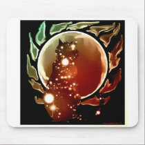 celestial cat mousepads by wolffreeborn celestial cat mousepads