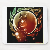 celestial cat mousepads