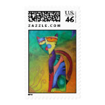 Celestial Cat Postage stamps