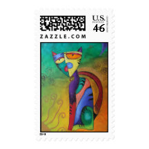 Celestial Cat Postage