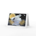 CELESTIAL CHILD HARP SEAL Card by RavenSpiritPrints CELESTIAL CHILD HARP SEAL Card
