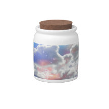 Celestial Clouds Candy Jar