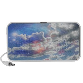Celestial Clouds Portable Speaker doodle