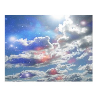Celestial Clouds Postcard