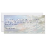 Celestial Clouds, Swedish Proverb Card Rack Card Template