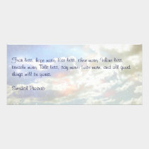 Celestial Clouds, Swedish Proverb Card rack cards