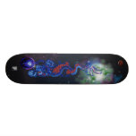 celestial dragon skate board deck