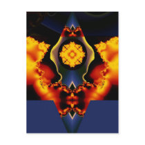 Celestial flower postcards