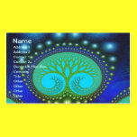 Celestial Forest Nature Pattern Abstract Art business cards