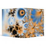 Celestial · Fractal Art · Blue & Orange binders