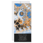 Celestial · Fractal Art · Blue & Orange rack cards