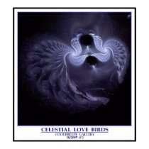 CELESTIAL LOVE BIRDS posters by CoolBreezeLady CELESTIAL LOVE BIRDS posters