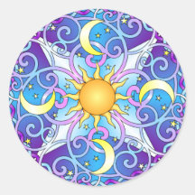 Celestial Mandala Sticker
