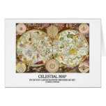 Celestial Map Dutch Cartographer Frederik de Wit cards