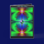 Celestial Masquerade Greeting Card Template
