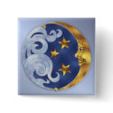 Celestial Moon and Stars buttons