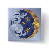 Celestial Moon and Stars buttons by Spice Celestial Moon and Stars buttons