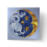Celestial Moon and Stars buttons