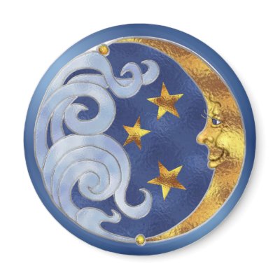 Celestial Moon and Stars Magnet by Spice