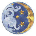 Celestial Moon and Stars stickers