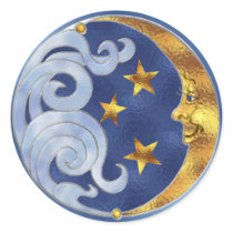 Celestial Moon and Stars stickers by Spice Celestial Moon and Stars stickers