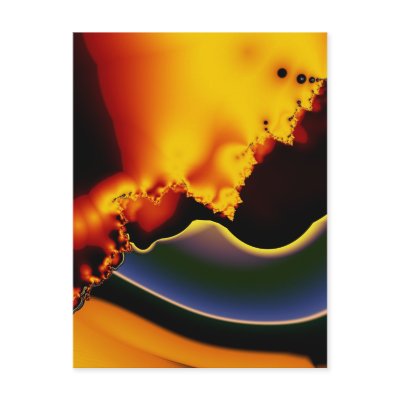 Celestial organics post card by fractalART