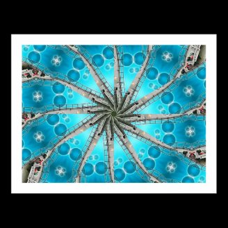 Celestial Pinwheel, Fine Art Print or Poster