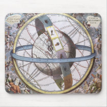 Celestial Sphere, Andreas Cellarius Mouse Pad