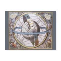 Celestial Sphere, Andreas Cellarius postcards by YesterdayCafe Celestial Sphere, Andreas Cellarius postcards