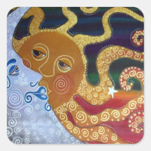 Celestial Square Stickers