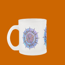 celestial  sun & moon frosted mug