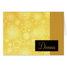 Celestial Suns Note Cards