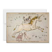 Celestial Vintage Map Custom Invitation