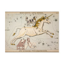 Celestial Vintage Map Post Card