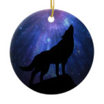 Celestial Wolf Ornament