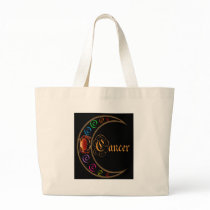 Celestrial Moons Zodiac Cancer Tote Bags