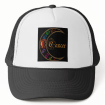 Celestrial Moons Zodiac Cancer hats