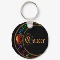 Celestrial Moons Zodiac Cancer keychains