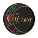 Celestrial Moons Zodiac Cancer magnets
