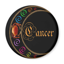 Celestrial Moons Zodiac Cancer magnets