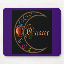 Celestrial Moons Zodiac Cancer mousepads by Art_by_Maria Celestrial Moons Zodiac Cancer mousepads
