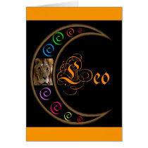 Celestrial Zodiacs - Leo Greeting Cards