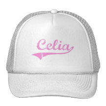 Celia Classic Style Name Mesh Hat